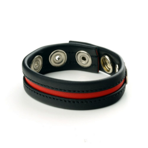 Cock Strap - Zwart/Rood