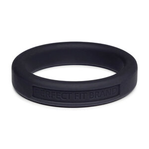 Silicone Hefty Ring Classic - Cockring - 1,75 / 4,4 cm - Zwart