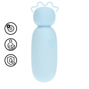 Mochi - Mini Chunky Wand Vibrator - Blauw