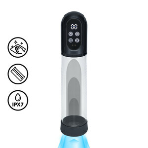 Engage - Automatische Waterdichte Penis Pomp en Masturbator - Gun Metal