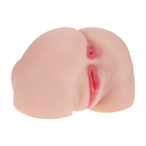 Bodyforms - Mia Hart - Dual Entry Vibrerende Masturbator - 2,5 kg / 5,7 lbs - Vlees