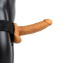 Hollow Strap-On met Ballen - 7 / 18 cm