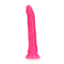 Slank Realistisch Dildo met Zuignap - Oplichtend in het Donker - 9'' / 22,5 cm