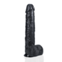 Extra Large Straight met Ballen 13 / 33 cm - Zwart