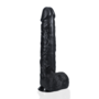 Extra Large Straight met Ballen 14 / 35,5 cm - Zwart