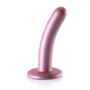 Smooth Silicone G-Spot Dildo - 5'' / 12 cm - Roségoud