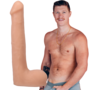 Oliver Flynn - Realistic ULTRASKYN Dildo - 10 / 25 cm - Vanilla