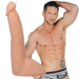 Roman Todd - Realistic ULTRASKYN Dildo - 8 / 20 cm - Vanilla