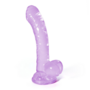 Hudini - Dildo Anal Flexible Jelly - 6.9/ 17,5 cm - Morado