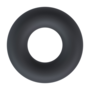 Anillo de silicona sólido - XS - Negro
