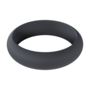 Wide O Silicone Cockring - S - 30mm - Zwart