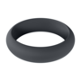 Wide O Silicone Cockring - XL - 50mm - Zwart