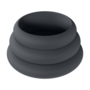 Wide O Siliconen Cockring Set van 3 - S/M/L - Zwart