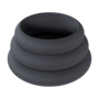 Wide O Silicone Cockring Set van 3 - L/XL/XXL - Zwart