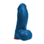 Thor L - Realistische Gebogen Dildo met Ballen - 7.1 / 18 cm - Blauw