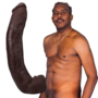 Dredd - Realistische ULTRASKYN Dildo - 13,5 / 34 cm - Chocolade