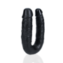 U Vormige Dubbele Dildo 5 / 12,7 cm - Zwart