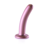 Glad Silicone G-Spot Dildo - 6'' / 14,5 cm - Rose Gold