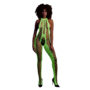 Bodystocking met Halterneck - One Size - Neon Groen