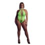 High-Cut Body - Plus Size - Neon Groen