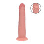 Dual Density Silicone Realistische Sliding Skin Dildo - 7 / 18,5 cm - Vlees