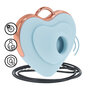 Luvie - Hartvormige AirTap Vibrator - Blauw
