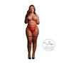 Stupid Cupid - Heart Open Set - Queen Size - Red