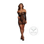 Matilda - Lace Mini Dress - One Size - Black