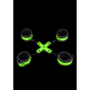 Hand- en enkelboeien met hogtie - Glow in the Dark