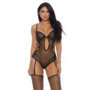 Verleidelijk Vixen - Teddy met Garter - XL