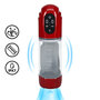 TechnoThrust - Automatische Waterdichte Masturbator Pomp - Metallic Rood