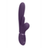 Kura - Thrusting G-Spot Vibrator with Flapping Tongue and Pulse Wave Stimulator - Purple_