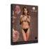 Triangel bh met open cups, nekband en verstelbare bandjes - Zwart_