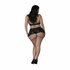 Seraphina - Halter Top met Rok en G-String - 2X - Zwart_