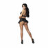 Seraphina - Halter Top met Rok en G-String - L/X - Zwart_