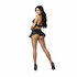 Seraphina - Halter Top met Rok en G-String - S/M - Zwart_