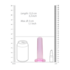 Niet-realistische dildo met zuignap - 5 / 13,5 cm_