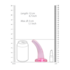 Niet-realistische dildo met zuignap - 5 / 11,5 cm_