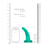 Niet-realistische dildo met zuignap - 5 / 11,5 cm_