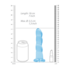 Niet-realistische dildo met zuignap - 7 / 17 cm_