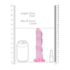Niet-realistische Dildo met Zuignap - 7 / 17 cm_