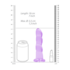 Niet-realistische Dildo met Zuignap - 7 / 17 cm_