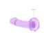 Niet-realistische dildo met zuignap - 7 / 17 cm_