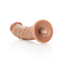 Gebogen Realistische Dildo met Zuignap - 6 / 15,5 cm_