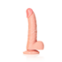 Gebogen Realistische Dildo met Ballen en Zuignap - 6 / 15,5 cm_