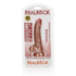 Gebogen Realistische Dildo met Ballen en Zuignap - 6 / 15,5 cm_