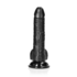 Gebogen Realistische Dildo met Ballen en Zuignap - 7 / 18 cm_