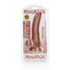 Gebogen Realistische Dildo met Ballen en Zuignap - 7 / 18 cm_