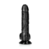 Gekromde Realistische Dildo met Ballen en Zuignap - 8 / 20,5 cm_