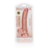 Gekromde Realistische Dildo met Ballen en Zuignap - 8 / 20,5 cm_